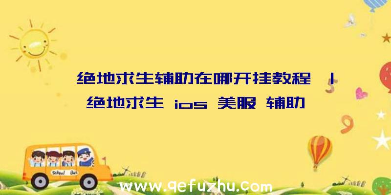 「绝地求生辅助在哪开挂教程」|绝地求生